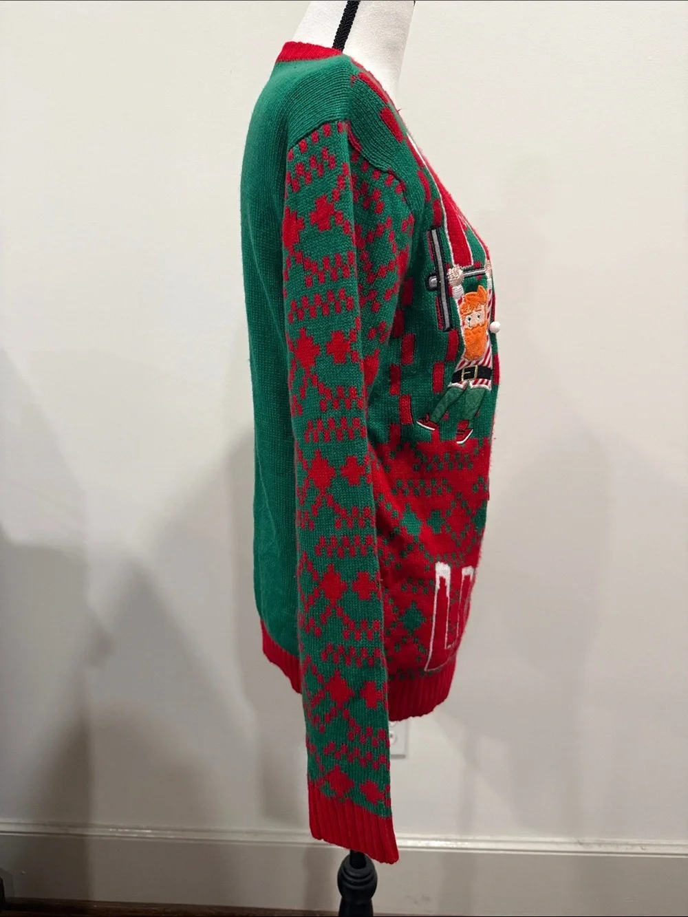 Celebrate Together 'Merry Liftmas' Crewneck Sweater Size Small
